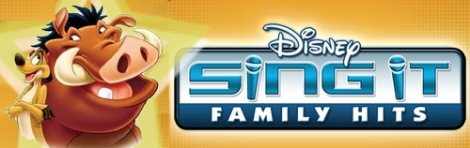 Banner Disney Sing It Family Hits