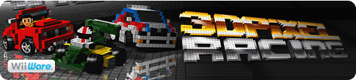 Banner 3D Pixel Racing
