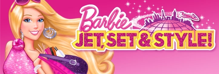 Banner Barbie - Glam Jet and Stijl
