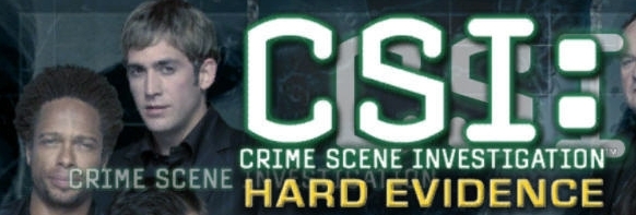 Banner CSI Crime Scene Investigation Hard Evidence