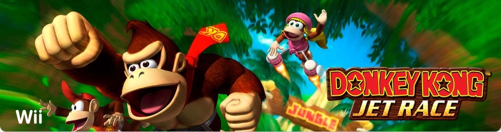 Banner Donkey Kong Jet Race