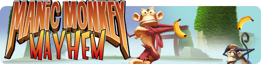 Banner Manic Monkey Mayhem
