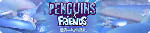 Banner Penguins and Friends Hey Thats My Fish