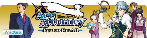 Banner Phoenix Wright Ace Attorney Justice for All