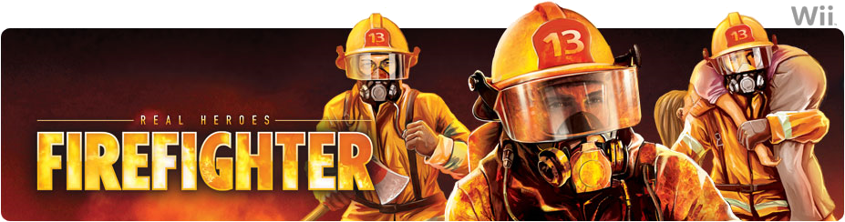 Banner Real Heroes Firefighter
