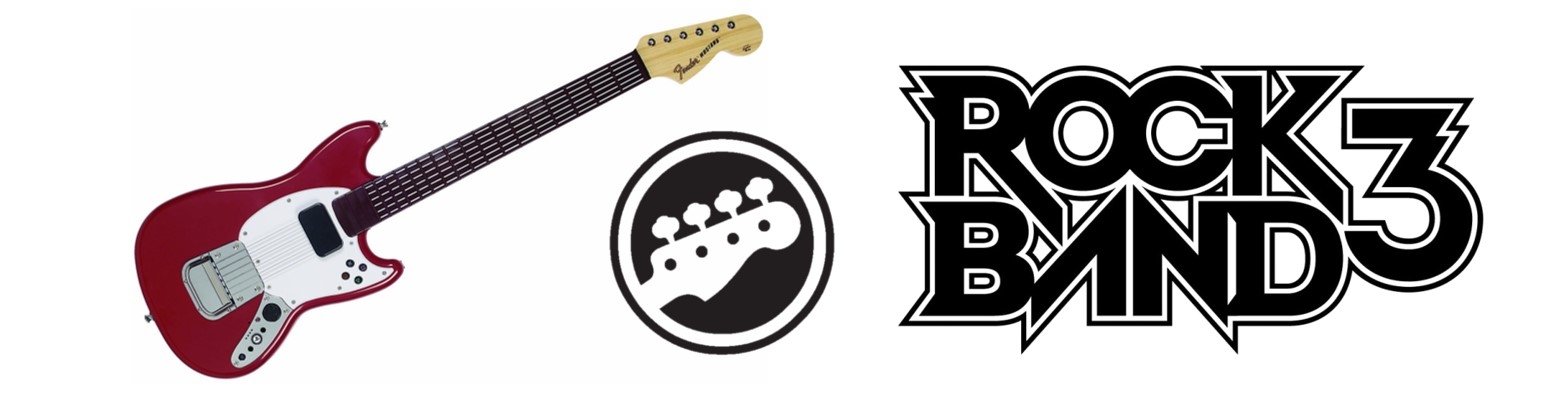 Banner Rock Band 3 Guitar