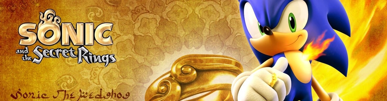 Banner Sonic and the Secret Rings