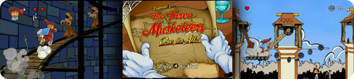 Banner The Three Musketeers One for all