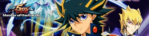 Banner Yu-Gi-Oh 5Ds Master of the Cards