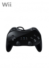 Classic Controller Pro Second Party Zwart voor Nintendo Wii