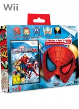 Marvel Superheroes 3D & 3D Maskers in Doos voor Nintendo Wii