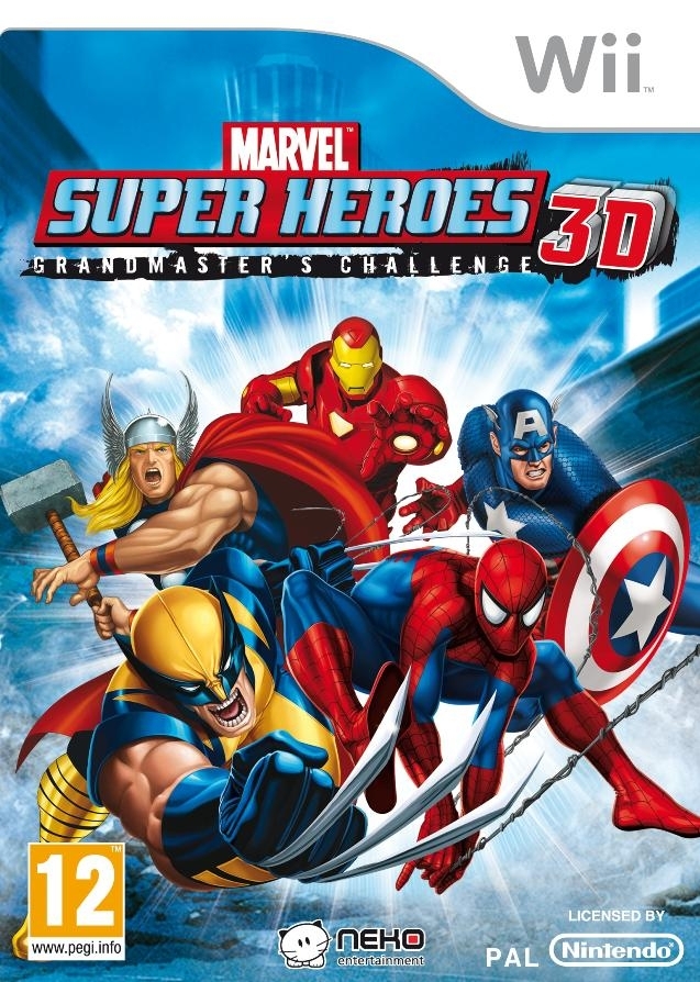Boxshot Marvel Superheroes 3D: Grandmaster’s Challenge