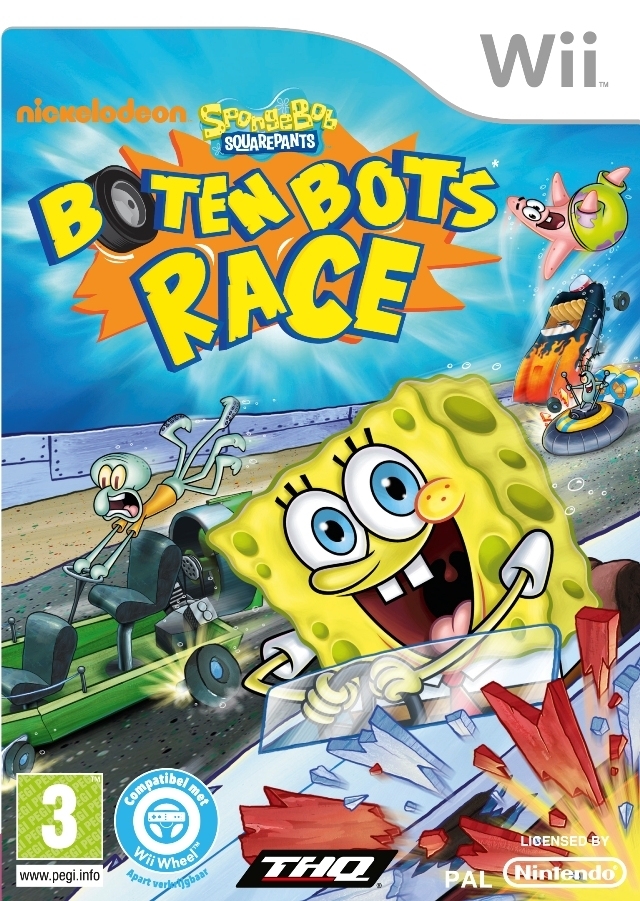 Boxshot SpongeBob SquarePants: Boten Bots Race