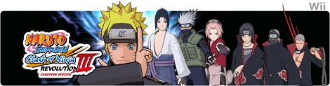 Banner Naruto Shippuden Clash of Ninja Revolution 3 - EU Version