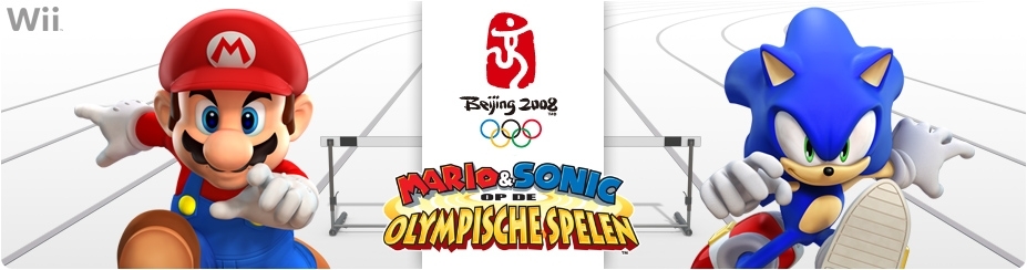 Banner Mario and Sonic op de Olympische Spelen