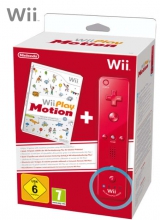Wii Play Motion + Wii Afstandsbediening Plus Rood in Doos voor Nintendo Wii