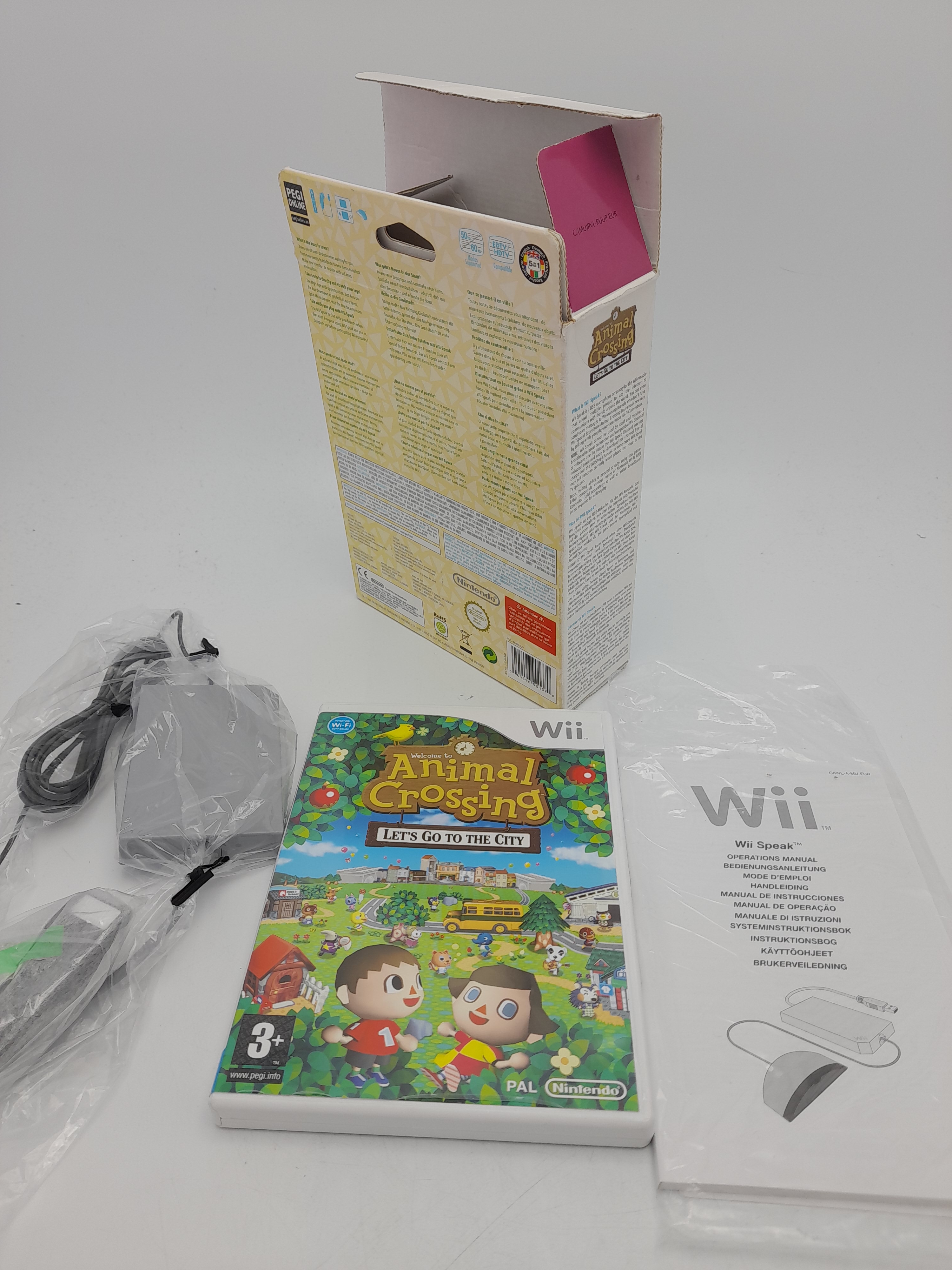 Foto van Animal Crossing: Let’s Go to the City & Wii Speak in Doos