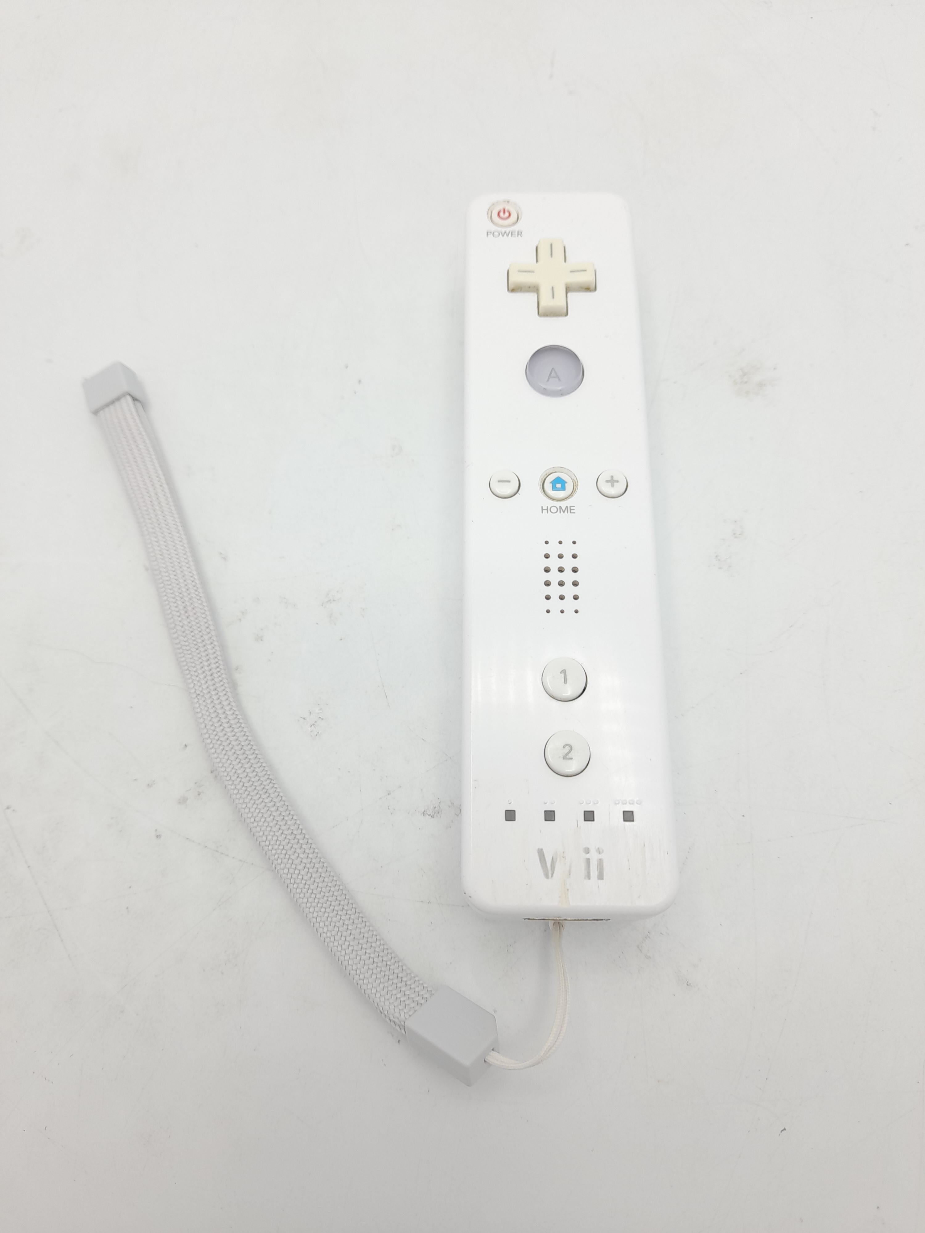 Foto van Wii-afstandsbediening Wit zonder Hoes