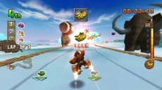 Review Donkey Kong Jet Race: Een aap met een stropdas die over het ijs vliegt? Raar hoor!