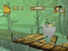 Review George of the Jungle: In 2 levels moet je op racen op Shep de olifant