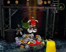 Review LEGO Batman: The Videogame: Hier zie je het magneet pakje van Robin