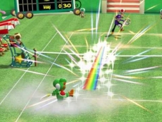 Review New Play Control! Mario Power Tennis: Een belangrijk onderdeel van de wedstrijden zijn speciale schoten, die verschillen per karakter.
