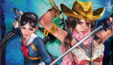 Review Onechanbara: Bikini Zombie Slayers: Speel als de zusjes Saki (links) en Aya (rechts).