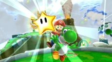 Review Super Mario Galaxy 2: Daar doen we het allemaal voor: die felbegeerde ster. Mario zou het niet zonder <a href = https://www.mario64.nl/Nintendo64_Yoshis_Story.htm>Yoshi</a> gedaan kunnen hebben.