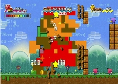 Review Super Paper Mario: 8bit versies van Mario, Peach en zelfs Bowser krijg je onder je knoppen!