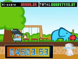 Dat het hoofdpersonage in deze game blauw is, is nog tot daaraan toe. Maar een blauwe olifant?