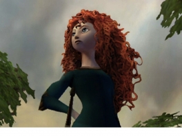 Je speelt als Merida, prinses van Schotland en meesteres van de boog