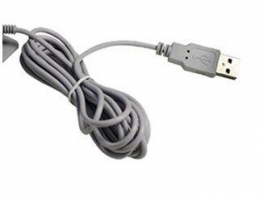 De bijhorende USB-kabel steek je in een USB-poort en niet in een stopcontact.