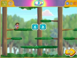 Gelukkig kan Dora heel goed springen!