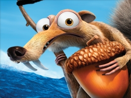 De inmiddels welbekende Scrat is de hoofdpersoon van deze game!