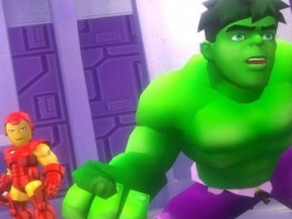 Dit is 1 van de weinige keren dat <a href = https://www.mariocube.nl/GameCube_Spelinfo.php?Nintendo=The_Hulk target = _blank>de Hulk</a> niet boos kijkt.