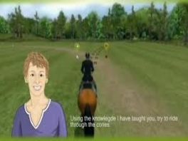 Ze leert je paardrijden