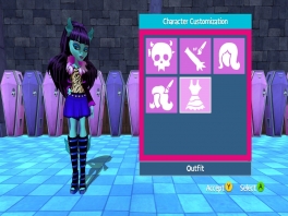 Je kan je eigen Monster High karakter maken.