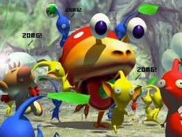 De <a href = https://www.mariocube.nl/GameCube_Spelinfo.php?Nintendo=Pikmin>pikmin</a>s rijden op iets wat op een lieveheersbeestje lijkt!