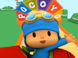 Speel als Pocoyo, de snelle held.