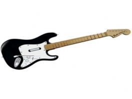 Dit is de gitaar die bij Rock Band zit.