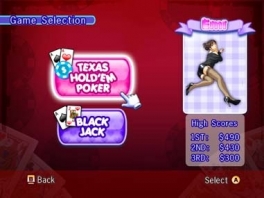 Je kunt kiezen uit Texas Hold’em en Black Jack: elke mode beschikt over een eigen set dames!