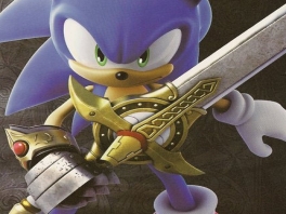 In dit spel van sonic speel je met een gevaarlijk zwaard: Excalibur.