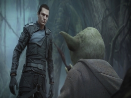 Tijdens het spel komt Starkiller Jedi Master Yoda tegen, hij laat je een tocht maken over Dagobah om zichzelf tegen te komen.