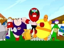 De hele cast van Homestar Runner is van de partij!