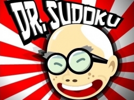 Dr. Sudoku, de enigszins racistische hoofdpersoon van deze game!