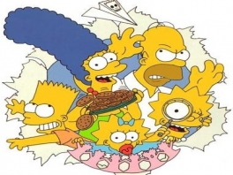 Bart, Lisa, Homer, Marge en Maggie: ze zijn er allemaal bij!