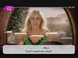 Zing mee op bekende liedjes zoals UNWRITTEN van NATASHA BEDINGFIELD.