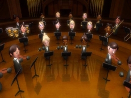Dirigeer je eigen orkest in Wii Music.