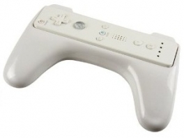 Je klikt de <a href = https://www.mariowii.nl/wii_spel_info.php?Nintendo=Wii-afstandsbediening>Remote</a> erin en hij kan er weer makkelijk uit.
